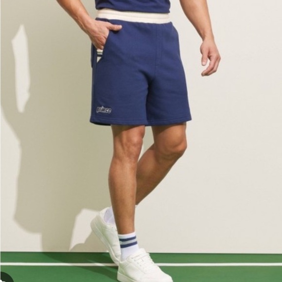 NEW! Prince Pickleball X Target Men's Fleece Shorts 7" - Navy Blue